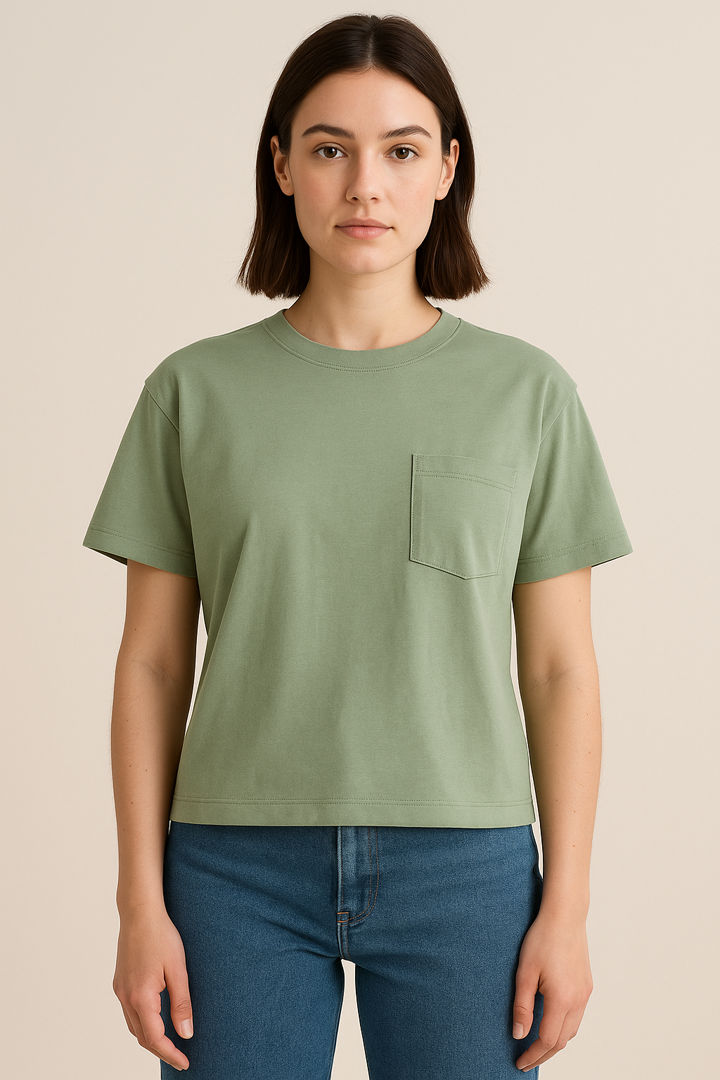 Isla | Boxy Pocket Tee